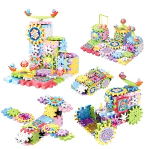 Electric Gears 3D Building Blocks