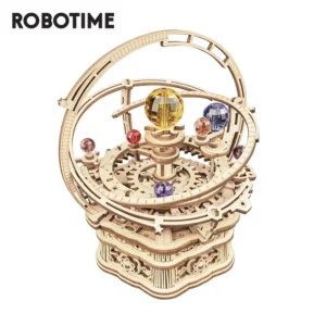 84pcs Rotatable Wooden Model Building Kit