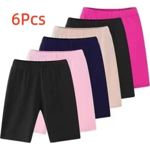 6pcs Basic Shorts
