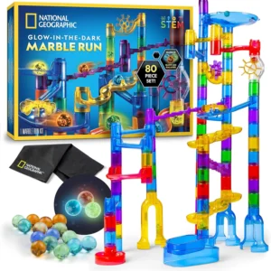 Glowing Marble Run Construction Set