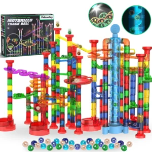 Glowing Marble Run for Kids